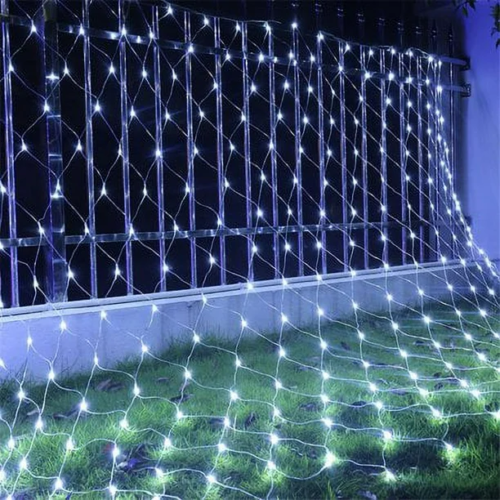 1 Pc Wedding Led Net Mesh String Lights- Fairy String Lights With 88 Lights For Wedding Party Décor Outdoor & Indoor Activities