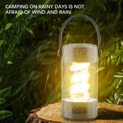 Portable Camping Light with Bluetooth Speaker | 3 Modes, Water-Resistant Outdoor Lantern, Rechargeable Nightlight - Image 2